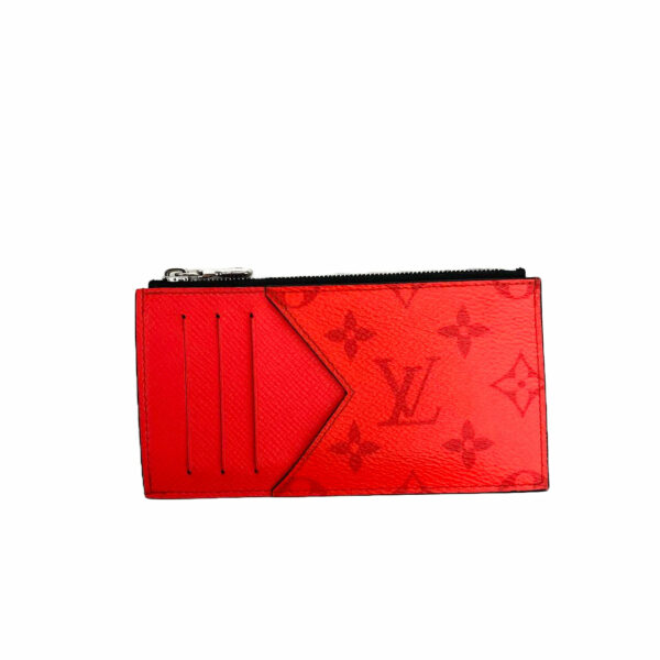 LV Taigarama Coin/Card Holder - Red Monogram - Image 3