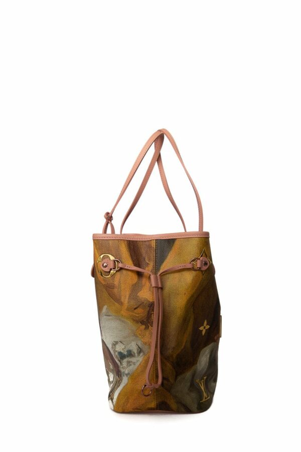 LV Multi Colored Jeff Koons Masters Collection Fragonard Tote - Image 3