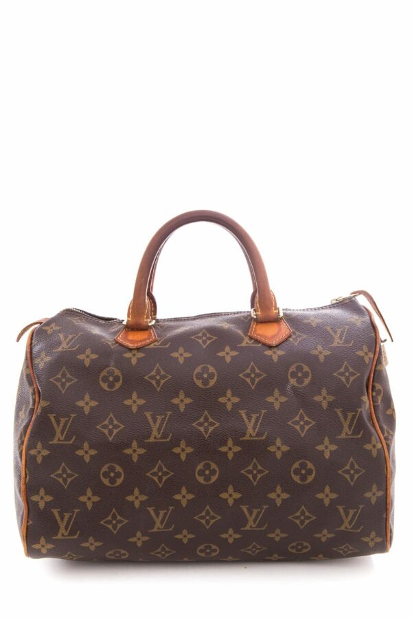 LV 2007 Brown Monogram Speedy Handbag - Image 8