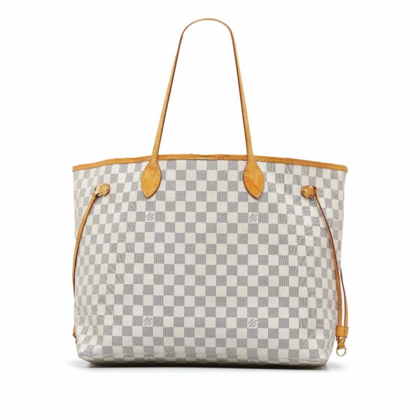 LV Neverfull GM Damier Azur Canvas - Image 8