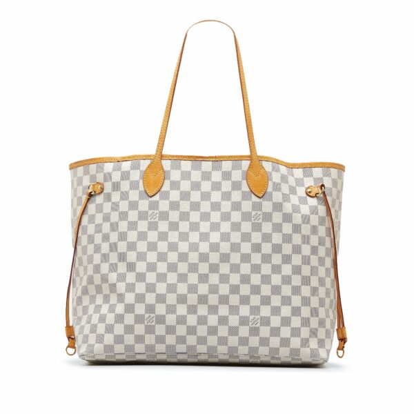 LV Neverfull GM Damier Azur Canvas - Image 2