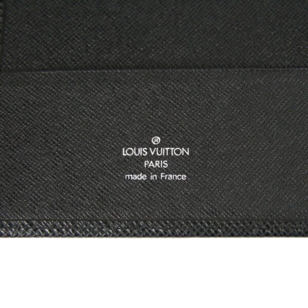 LV Filofax Black Taiga Leather - Image 5