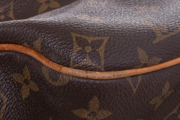 LV Brown Monogram Zipper Detail Hobo - Image 11