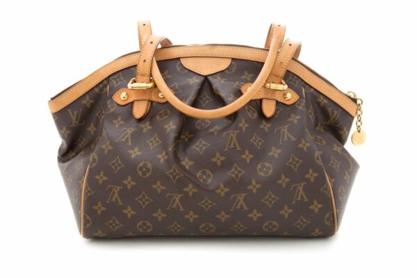 LV Tivoli GM Brown Mongram Canvas Leather Bag - Image 3