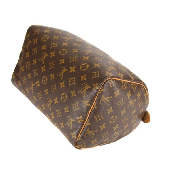 Upcycled LV Speedy 30 Monogram Canvas - Blue Specter - Image 6