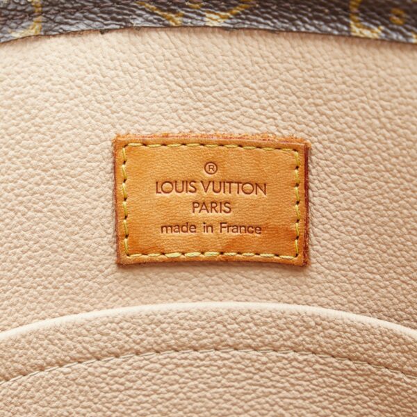 Brown LV Monogram Sac Plat Tote Bag - Image 5