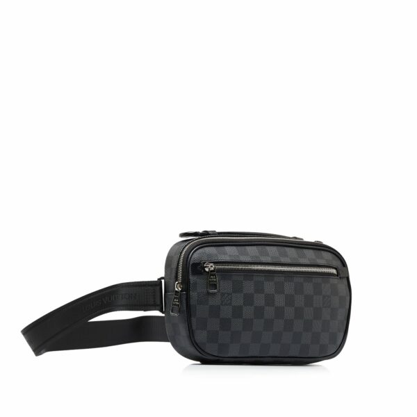 LV Ambler Black Damier Graphite Canvas