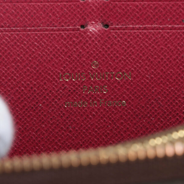 LV Monogram Clemence Long Wallet Fuschia - Image 7