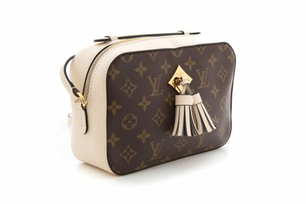 LV Saintonge Cream & Brown Monogram Handbag - Image 2