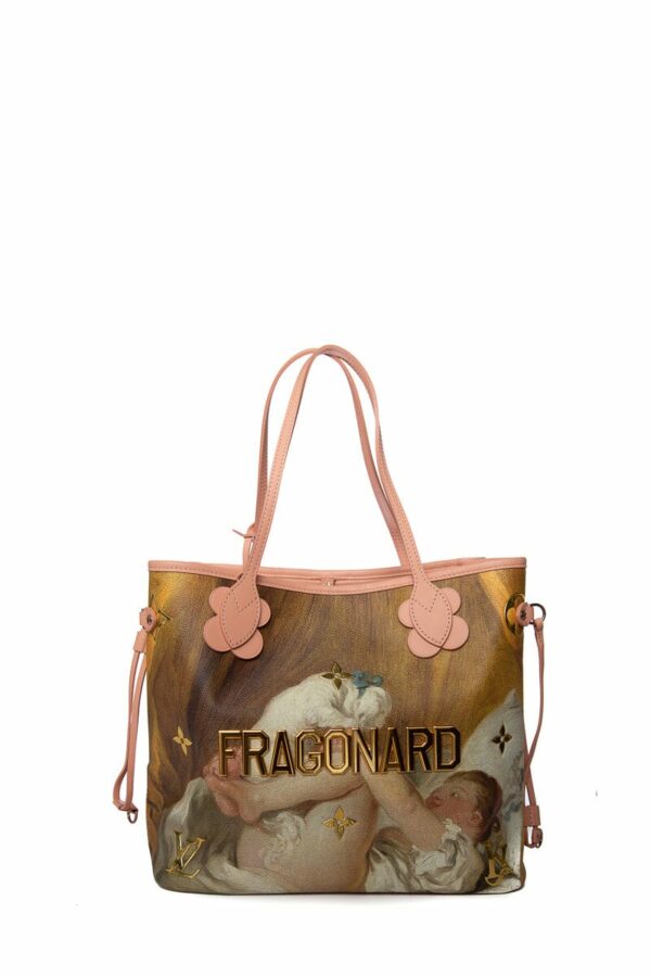 LV Multi Colored Jeff Koons Masters Collection Fragonard Tote - Image 9