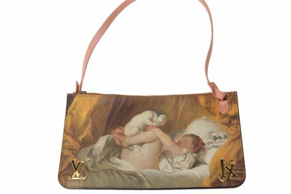 LV Multi Colored Jeff Koons Masters Collection Fragonard Tote - Image 8