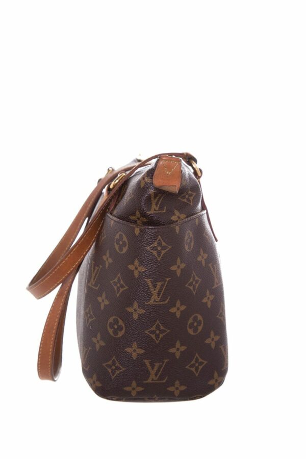 LV Totally MM Brown Monogram Shoulder Bag - Image 3