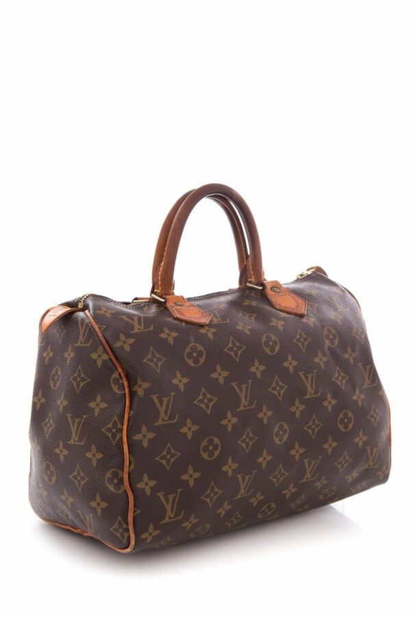 LV 2007 Brown Monogram Speedy Handbag - Image 2