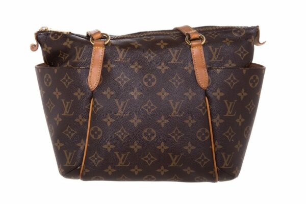 LV Totally MM Brown Monogram Shoulder Bag - Image 4