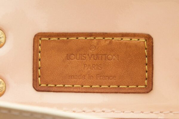 LV Nude Patent "Vernis" Mini Tote - Image 9