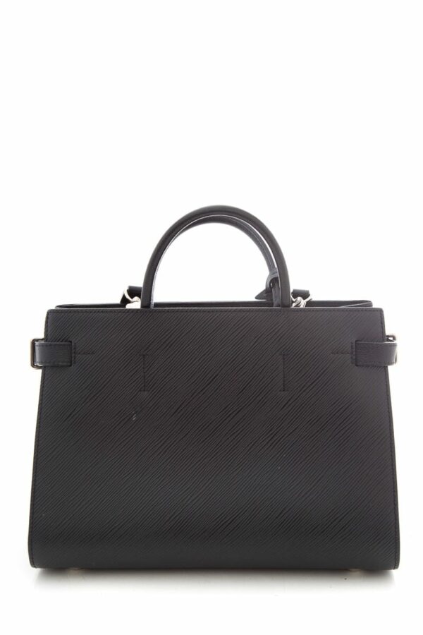 LV Black Epi Leather Twist Tote - Image 3