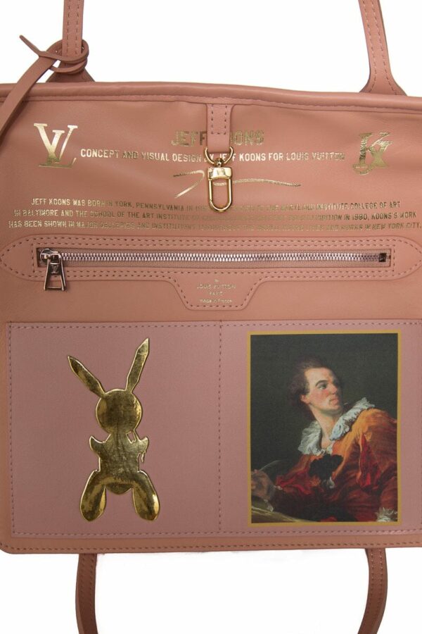 LV Multi Colored Jeff Koons Masters Collection Fragonard Tote - Image 7