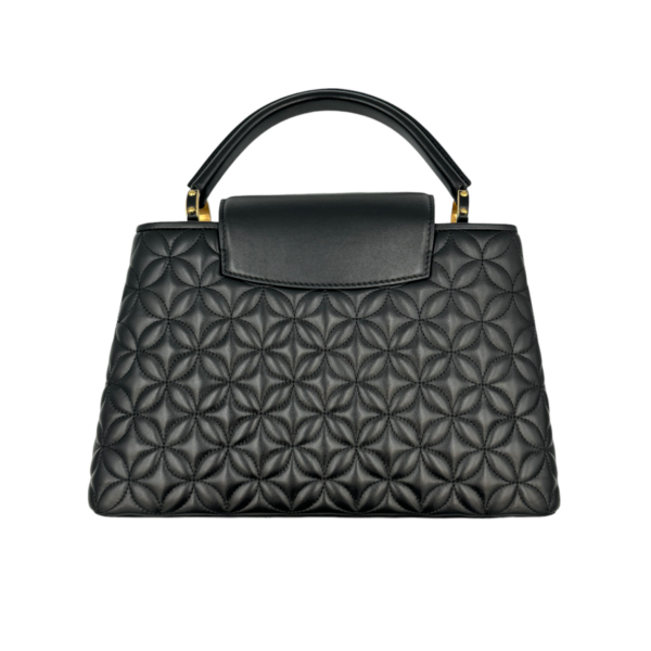 LV Capucines mm Blue Taurillon Silver - Image 4