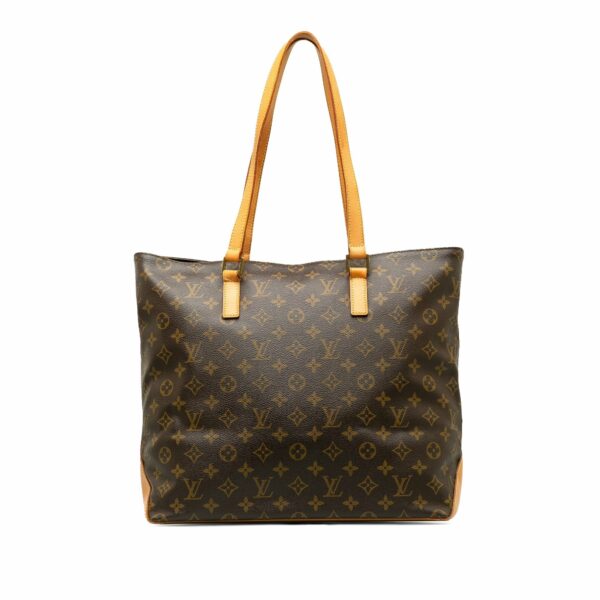 Brown LV Monogram Cabas Alto Tote Bag