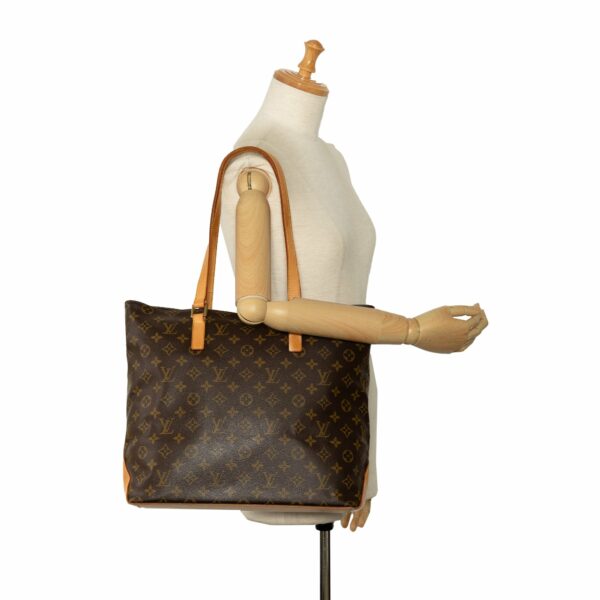 Brown LV Monogram Cabas Alto Tote Bag - Image 15