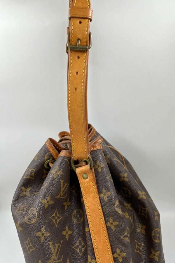 LV Noé Monogram Canvas Brown Bag 1998 - Image 4