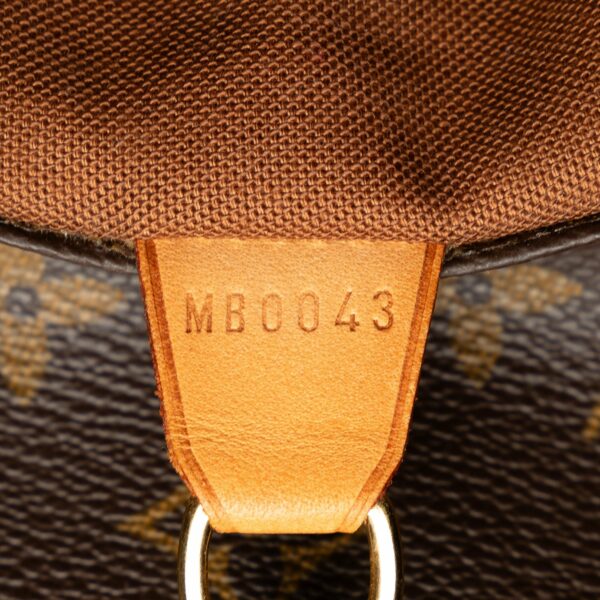 Brown LV Monogram Sac Shopping Tote Bag - Image 7