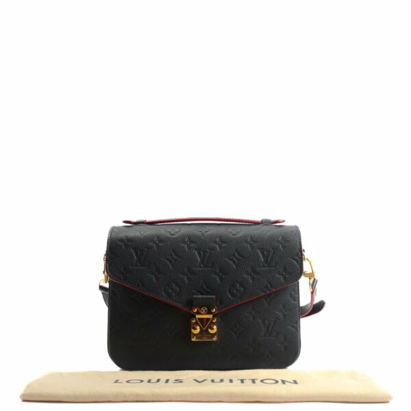 LV Monogram Empreinte Pochette Metis Blue - Image 6