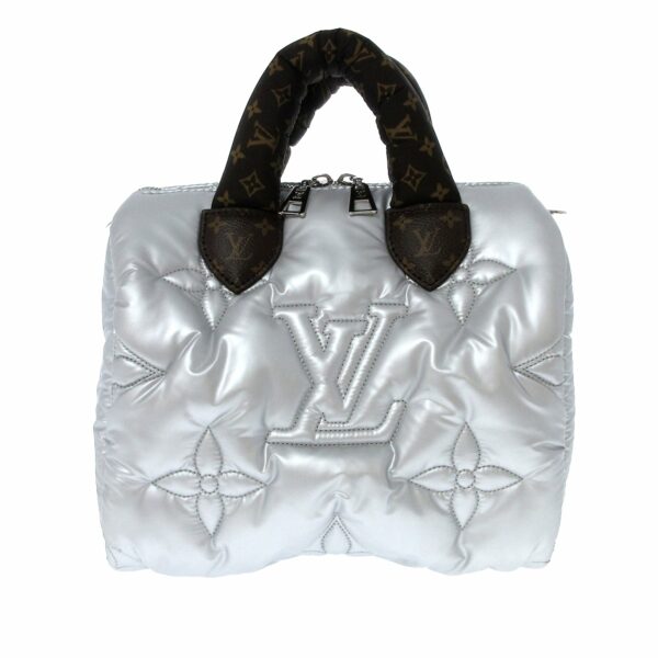 LV Pillow Speedy Bandoulière 25 Silver Monogram - Image 11