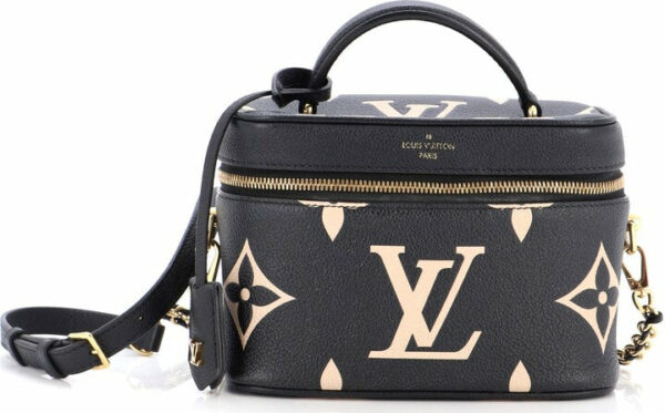 LV Vanity Handbag Bicolor Monogram Empreinte Giant PM - Image 2