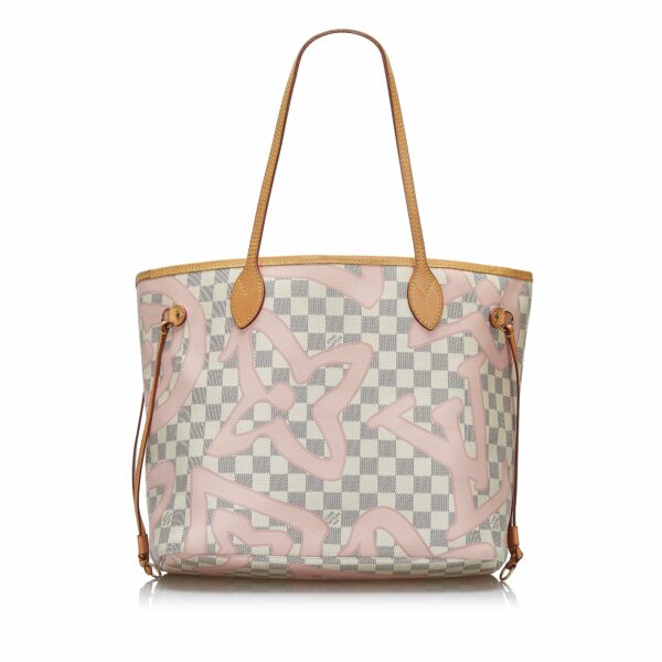 LV Tahitienne Neverfull MM Damier Azur Canvas