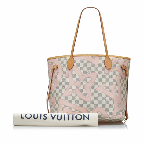 LV Tahitienne Neverfull MM Damier Azur Canvas - Image 14