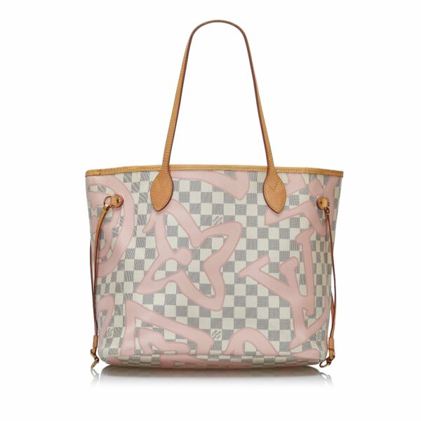 LV Tahitienne Neverfull MM Damier Azur Canvas - Image 3