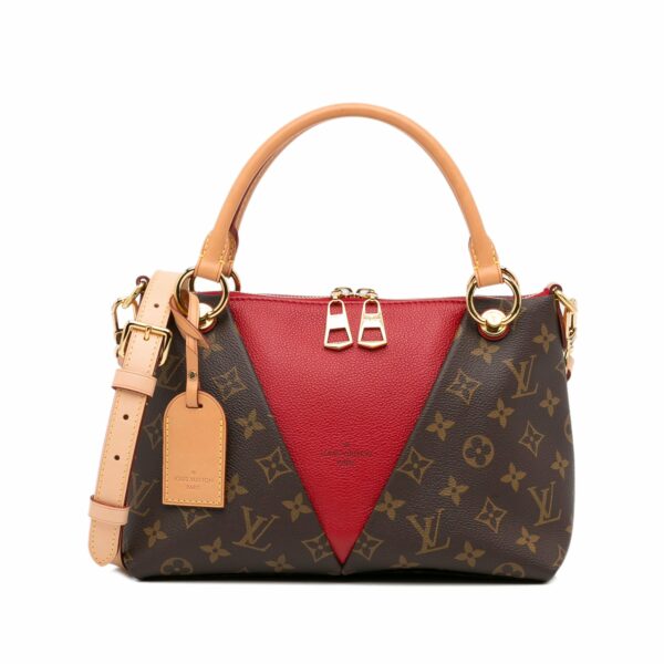 LV V Tote BB Bicolor Monogram Canvas