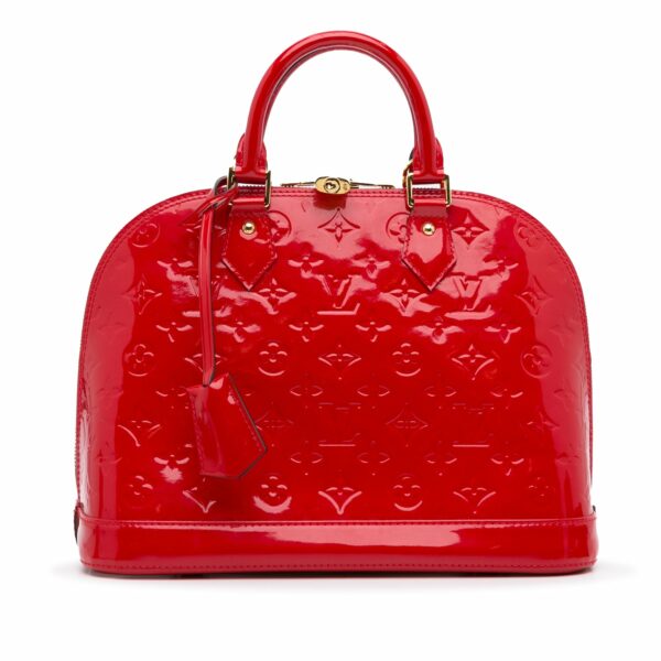 LV Alma PM Red Vernis