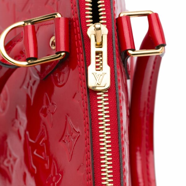 LV Alma PM Red Vernis - Image 11