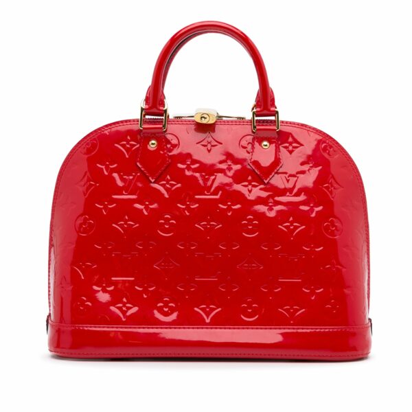 LV Alma PM Red Vernis - Image 2