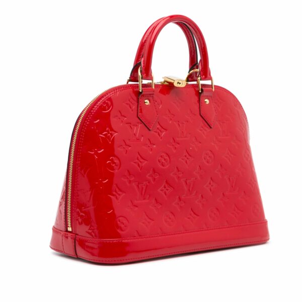 LV Alma PM Red Vernis - Image 3