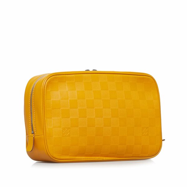 LV Toiletry Pouch Yellow Damier Infini