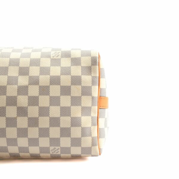 LV Speedy 30 Bandoulier Braided Damier Azur - Image 10