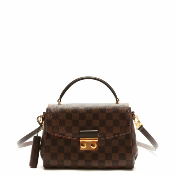 LV Croisette Top Handle Bag Damier Ebene - Image 2