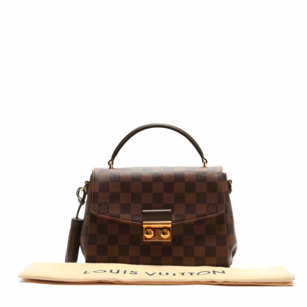 LV Croisette Top Handle Bag Damier Ebene - Image 5