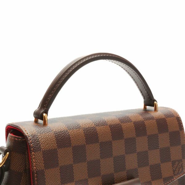 LV Croisette Top Handle Bag Damier Ebene - Image 6