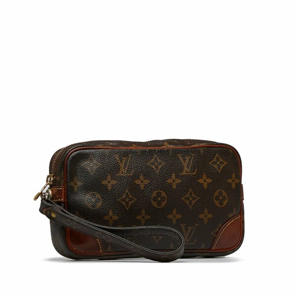 LV Marly Dragonne Clutch PM Monogram Canvas