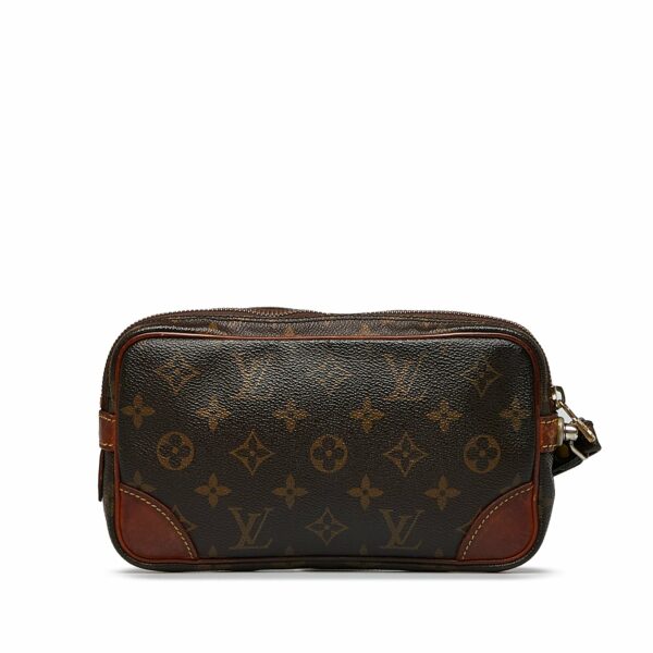 LV Marly Dragonne Clutch PM Monogram Canvas - Image 2