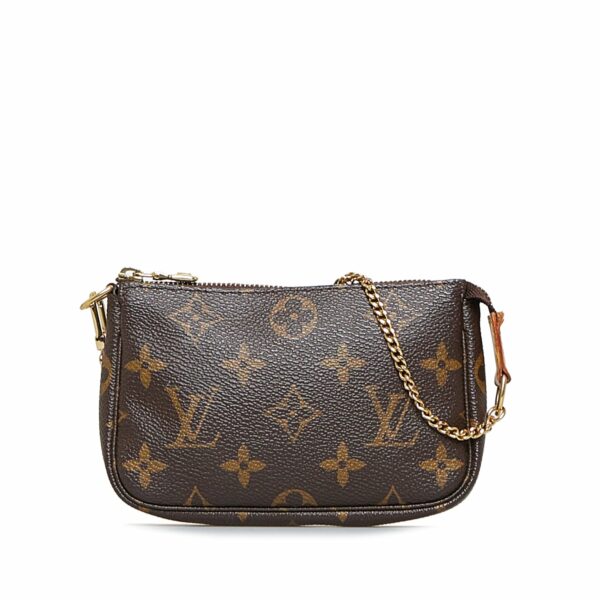 SALE LV Pochette Accessoires Mini Monogram Canvas