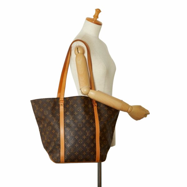 Brown LV Monogram Sac Shopping 48 Tote Bag - Image 11