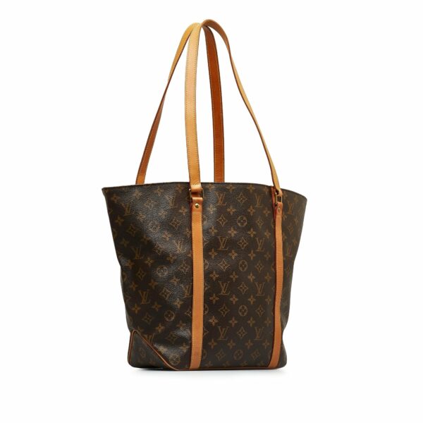 Brown LV Monogram Sac Shopping 48 Tote Bag