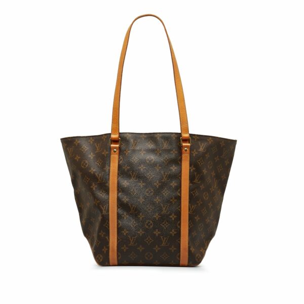 Brown LV Monogram Sac Shopping 48 Tote Bag - Image 2