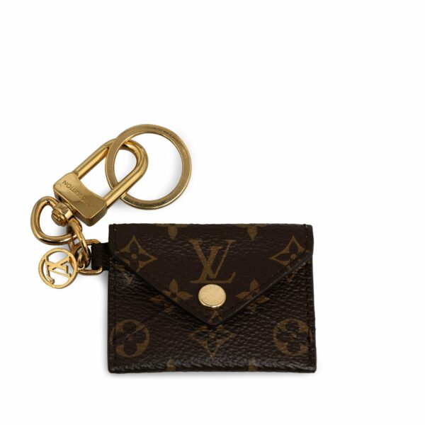 Brown LV Monogram Kirigami Bag Charm And Key Holder