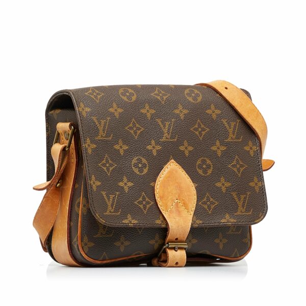 LV Cartouchiere MM Monogram Canvas